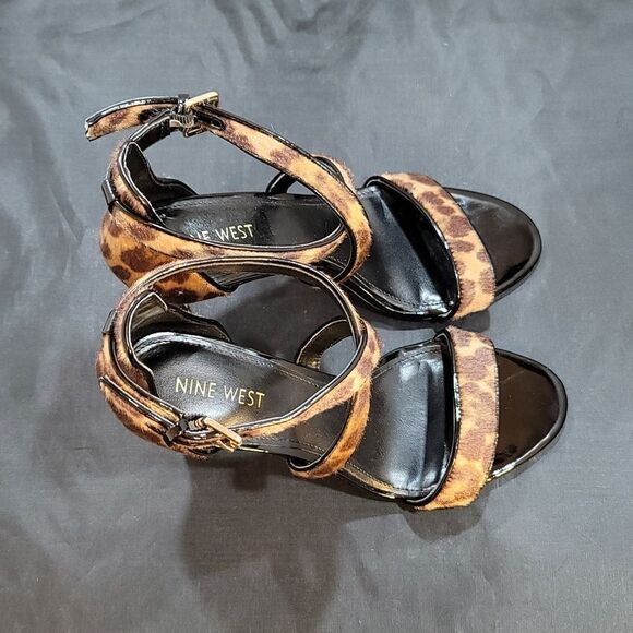 NINE WEST STRAPPY HIGH HEEL OPEN STILETTOS PUMP - Picture 5 of 16